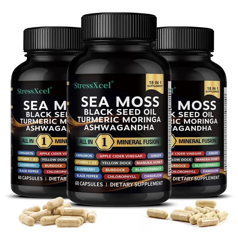 Sea Moss Supplement - Supports Thyroid Health Antioxidant Anti-aging Improve Immunity Detox Beauty Health — image 10