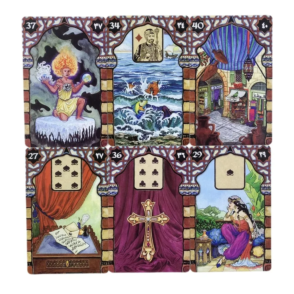 Rana George Lenormand Oracle Cards Board Game Oracle Tarot Cards Party Divination Poker — image 5