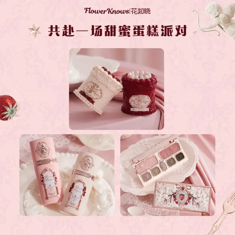 Flowerknows Makeup Presentset Little Angel Bunny Garden Shell Smycken Lip Glaze Blusher Flower Know SWEETIE BEAR Blush Concealer — image 4