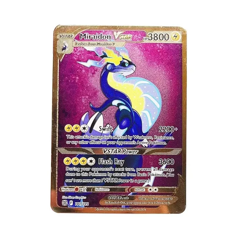 2026 NEW Pokemon Metal Card 10000 Points Arceus Charizard Super Card English Mewtwo Lucario Greninja Lillie Anime Cards — image 30