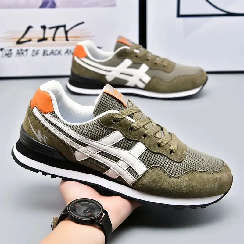 Double Star Training Walking Shoes Breathable Mesh Sports Shoes Versatile Fashion Trendy Men's Shoes — image 3