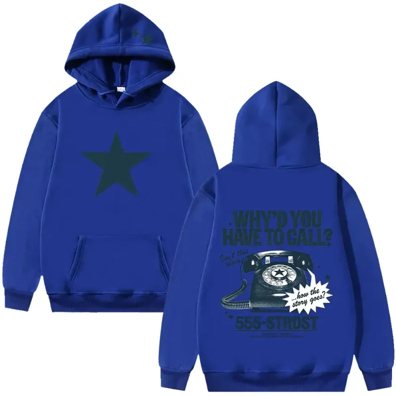 Freya Skye Hoodie Vintage Cartoon Print Hoodies Women Men Casual Long Sleeve Hooded Sweatshirts High Street Y2K Streetwear — image 10