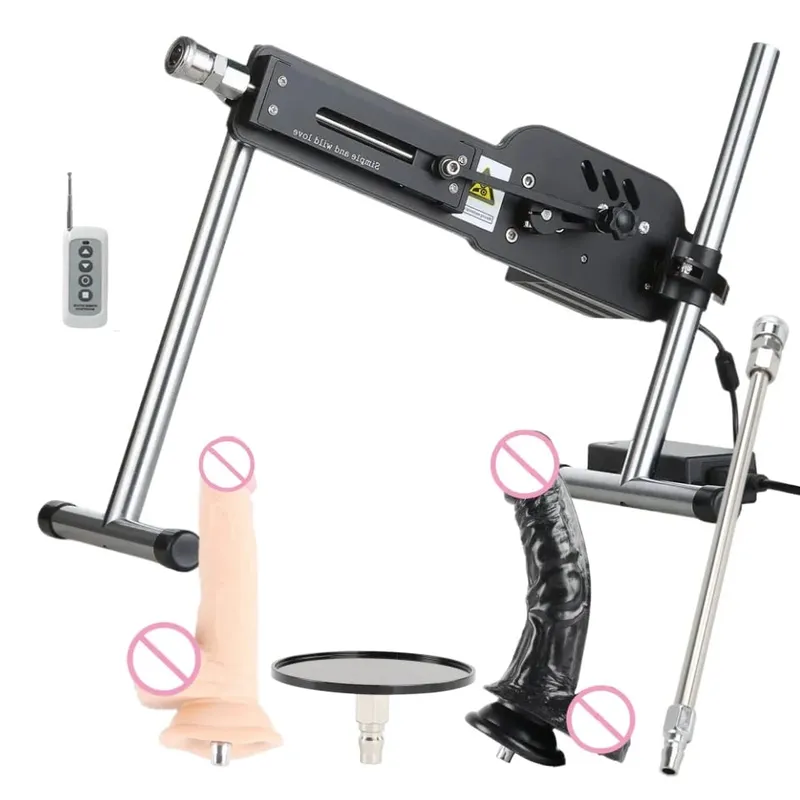 70W/120W/200W Power Sex Machine Silent Adults Masturbation Vac-u Lock Sex Machine With Dildo for Women Sex Toys