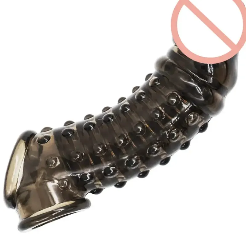 Penis Rings Enlarger Sleeve For Men Delayed Ejaculation Cock Ring Adult Sex Products Adults Couples Intimate Cock Ring Sex Toys — image 9