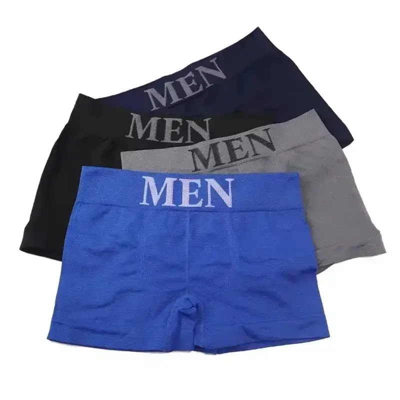5 st Boxershorts för män, hög elastiska underkläder som andas, mjuka, stretchiga bomullsshorts Bekväma trosor i enfärgade färger 3256812862724852 — image 6