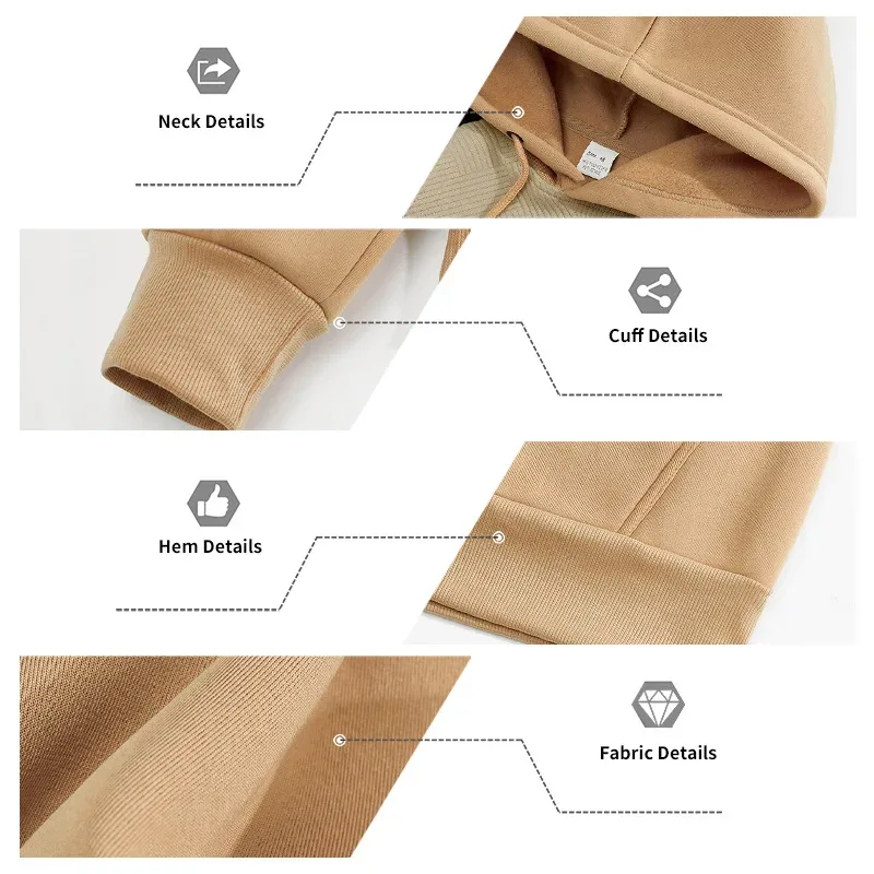 Autumn Winter Men Color Block Raglan Hoodie Textured Chest Panel Drawstring Kangaroo Pocket Loose Casual Streetwear Sweatshirt — image 13
