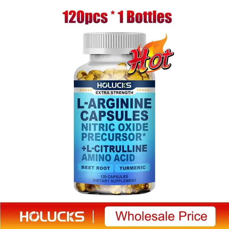 L Arginine Capsules with L-Citrulline Nitric Oxide Booster for Stamina Muscle Energy & Vascularity for Men's Extra Strength — image 8