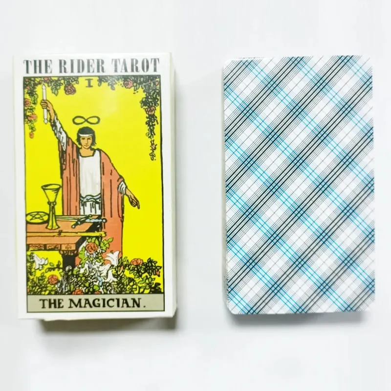 78 stk. The Rider Waite Tarot Card Divination Personligt brug Tarot Deck Engelsk Spansk version Oracles Deck for Girl brætspil