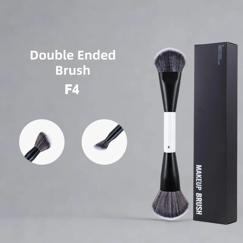 F1 Dual-Ended Contour Blush F2 Powder Brush F3 Highlight Soft Synthetic Hair Makeup Brushes Blusher Highlighter Cosmetic Brushes