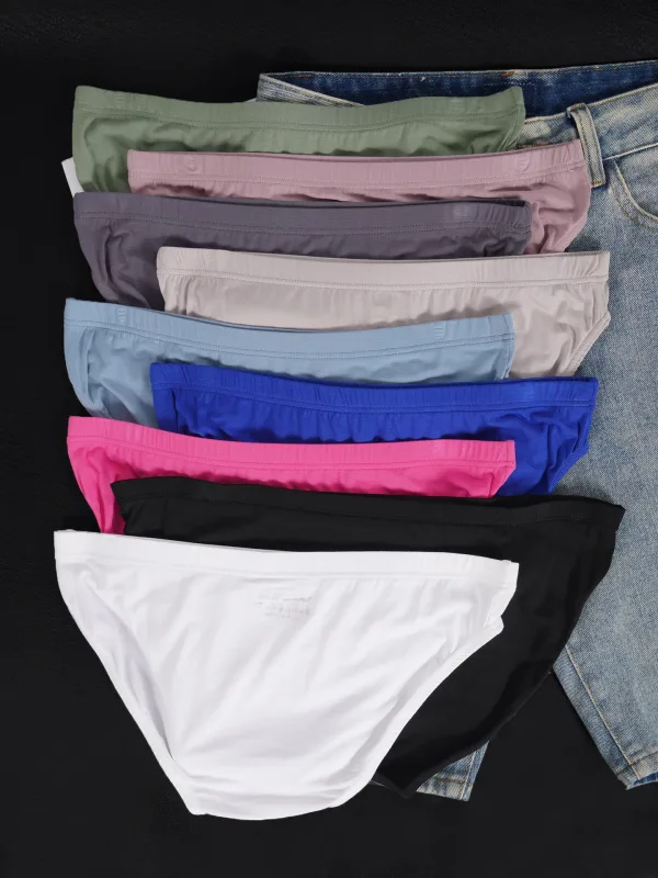 Men's Modal Ultra Thin Bare Feel Briefs, Low Rise High Elastic Breathable 3D Convex Pouch Underwear — image 26