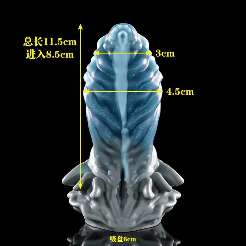 12 Zodiac Signs Series Alien-shaped Penis Realistic Dildo Vaginal Anal G-spot Stimulator with Suction Cup Orgasm Adult Sex Toys — image 18