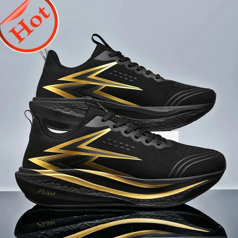 Men Running Shoes Speciality Marathon Sports Shoes Breathable Lightweight Carbon Board Women's Trend Athletic Sneakers unisex — image 1