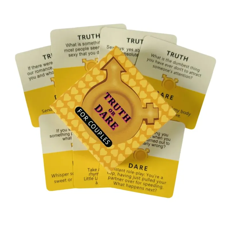 Permainan Kad Truth Or Dare Saiz Mini Perjalanan Nama Trivia Sesuai Sejauh Mana Anda Mengenal Saya Teka-teki Saya Permainan Ini untuk Permainan Pesta — image 3