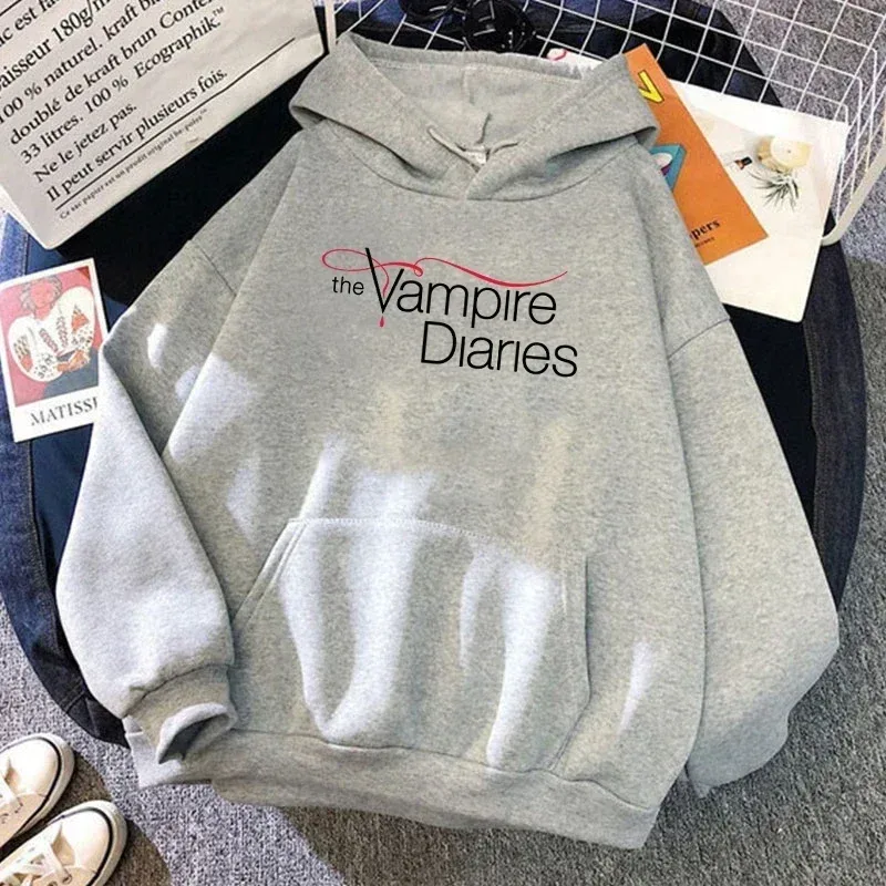 2026 New The Vampire Diaries Print Hoodie Women Men Casual Tops Autumn And Winter Sweatshirts Long Sleeve Harajuku Pullover — image 18