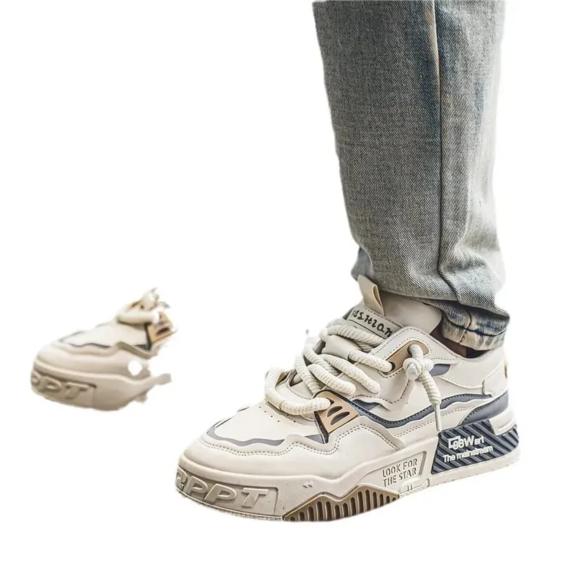 Men's Winter Thick Bottom Casual Flat Anti-Slip Teenage Sports Trendy Shoes Comfortable Breathable Rubber Sole Casual Sneakers — image 6