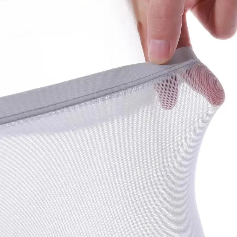 Underkläder Transparent Boxers Bulge Ice Silk Genomskinlig kalsonger Sexiga trosor Låg midja Trosor Underkläder Intimates — image 6