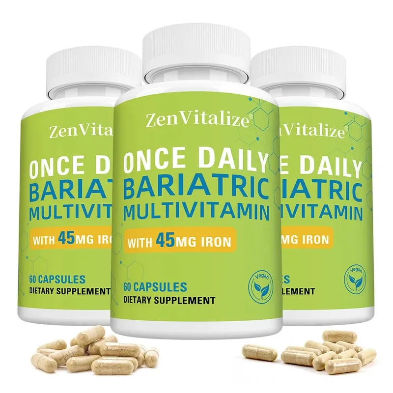 Once Daily Multivitamin Capsule with 45 Mg of Iron Easily Absorbed Dietary Supplements