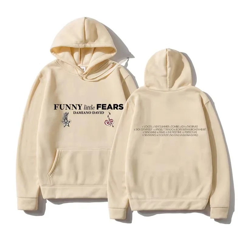 Little Fears Hoodies Men's Clothing Fashion Women Harajuku Aesthetic Graphic Hoodies High Street Sweatshirts — image 7