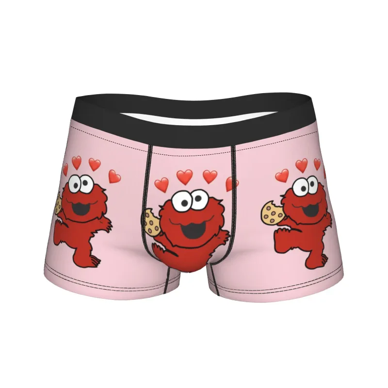 S-Sesames Streets Tango Elmo & Grover Underwear Men Shorts Briefs Funny Boxershorts Quality Customs Oversize Panties — image 30
