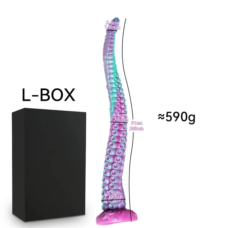 Fantasy Tentacle Dildo Monster Shape Soft Silicone Anal Plug Prostate Massager Huge Fake Penis Adult Erotic Sex Toys for Women