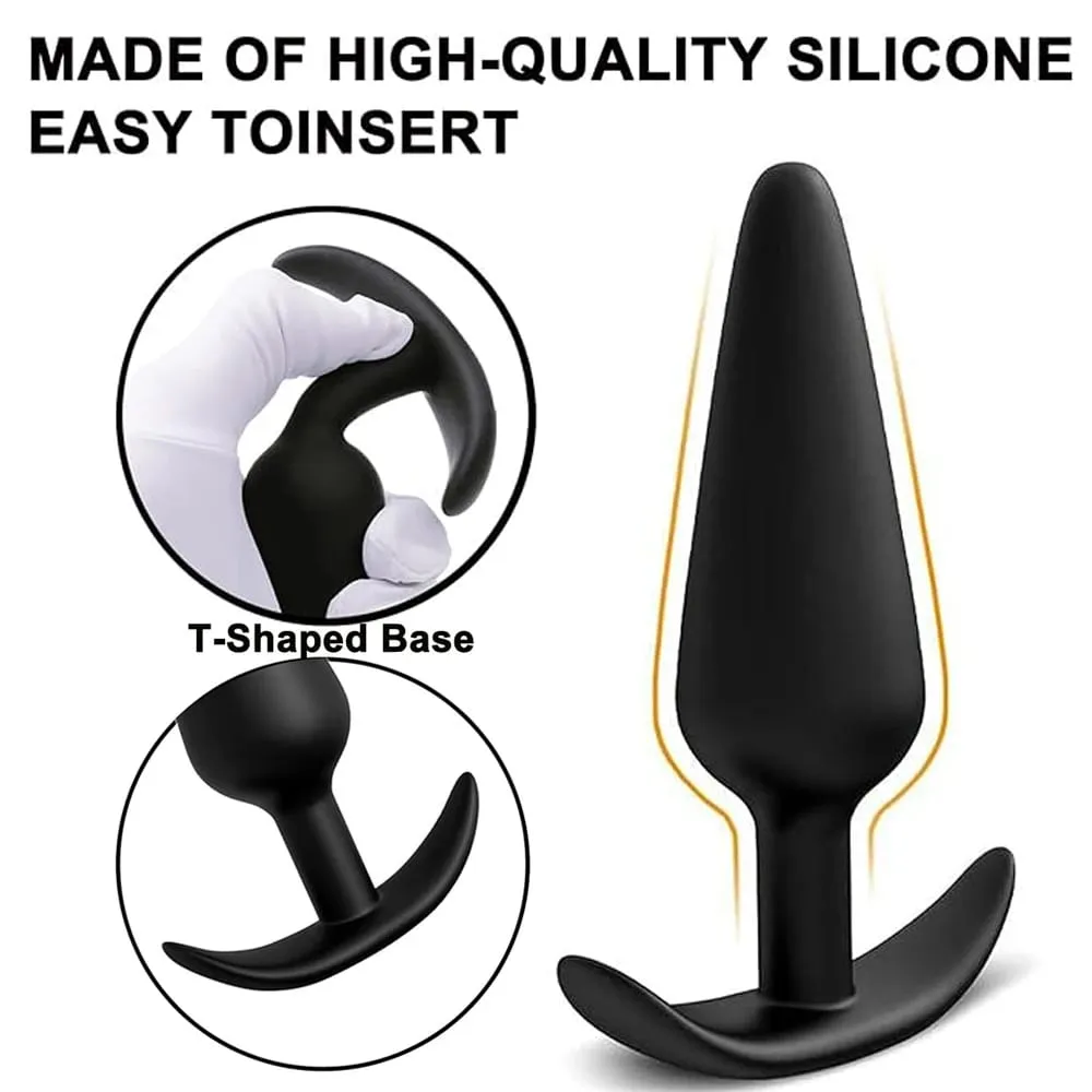 Soft Silicone Dildo Anal Plugs Anal Dilator Prostate Massager Vaginal Stimulator Adult Sex Toys For Men Women Gay Anal Trainer