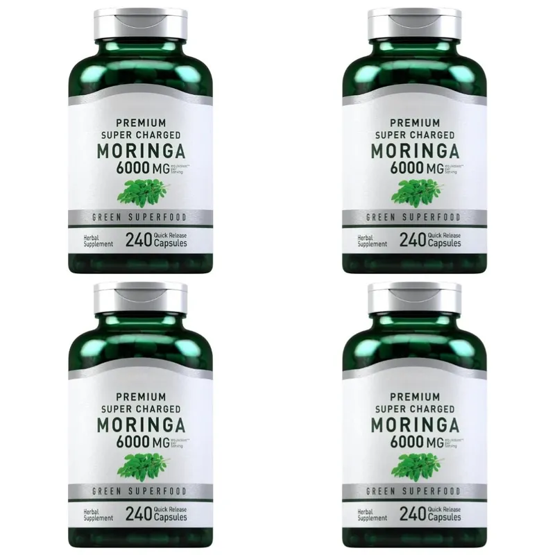 Moringa Oleifera Supplement 6000mg Concentrated Leaf Extract Supports Overall Health & Wellness Non-GMO 240 Capsules for adult — image 10