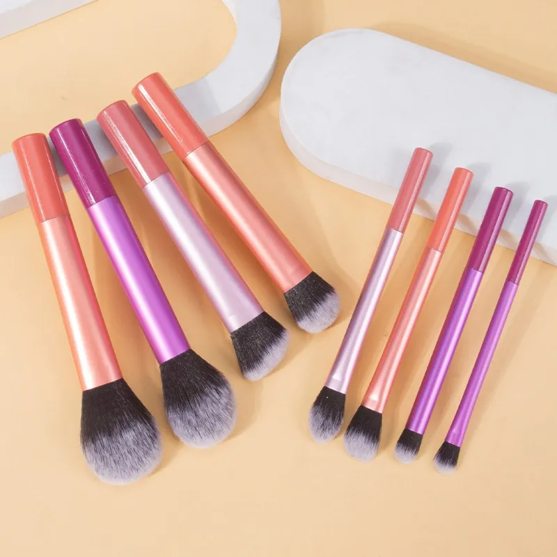 Makeup Brush Kit Soft 8pcs Synthetic Hair Make Up Brushes Foundation Blush Eyeshadow Cosmetic Makeup Tools — image 4