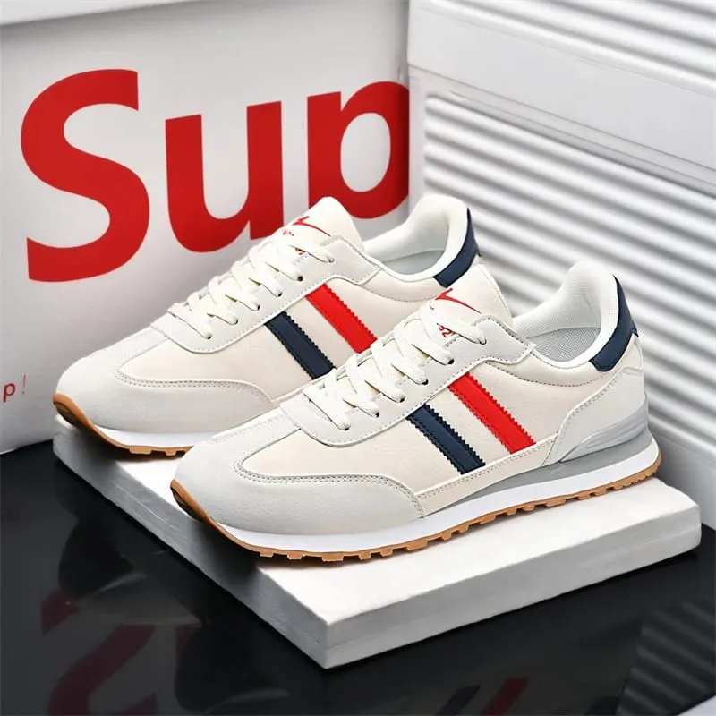 Double Star Casual Sneakers för män Lätta och ventilerande Sneakers Mjuka och bekväma promenadskor Dagligt mode Sneakers