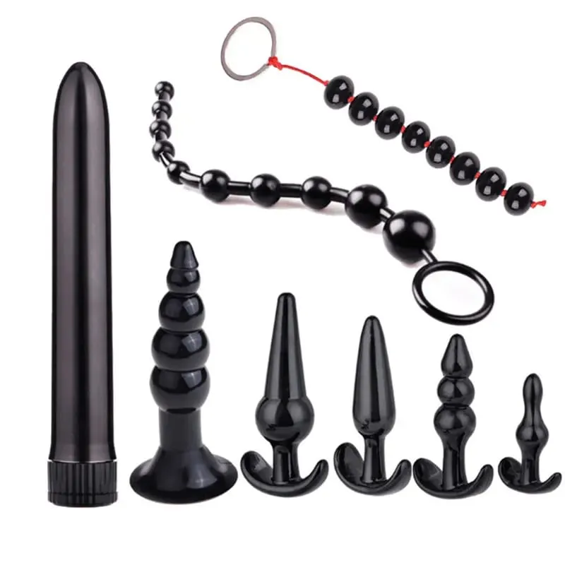 4/5/7/8 sztuk/zestaw silikonowy korek analny Dildo masturbacja korek analny wtyczka dopochwowa Sex zabawki połączenie Anal koralik Dilator zabawki dla gejów