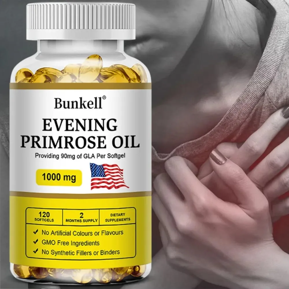 Evening Primrose Oil - Anti-oxidation Bone Strengthening Immunity Enhancement Endocrine Health Improvement — image 1