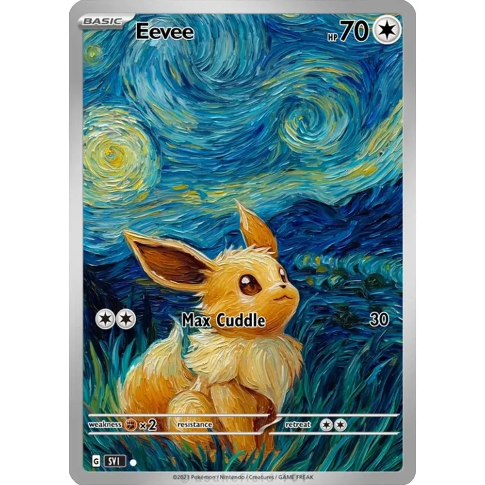 Collection Cards Eevee Gengar Umbreon DIY PTCG Game Cards Shining Creativity Rare Holographic Cards Gift