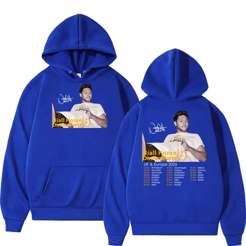 Niall Horan Dinner Party Live on Tour 2026 Print Hoodie Men's Clothing Fashion Oversized Sweatshirt Vintage Long Sleeve Hoodies — image 11