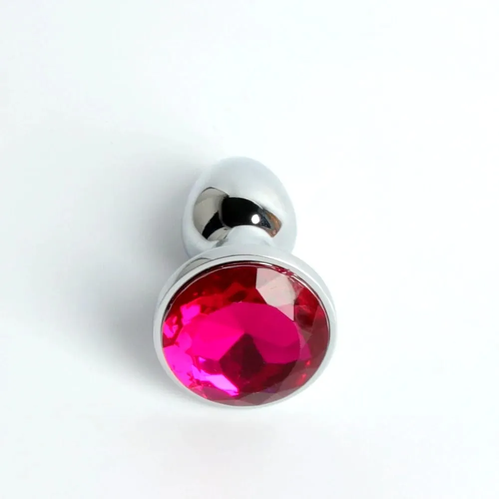 Mini Metal Anal Plug XXS Small Anal Dilator For Adult Men Women Butt Plug With Round Crystal Female Masturbation Anus Sex Toys — image 3