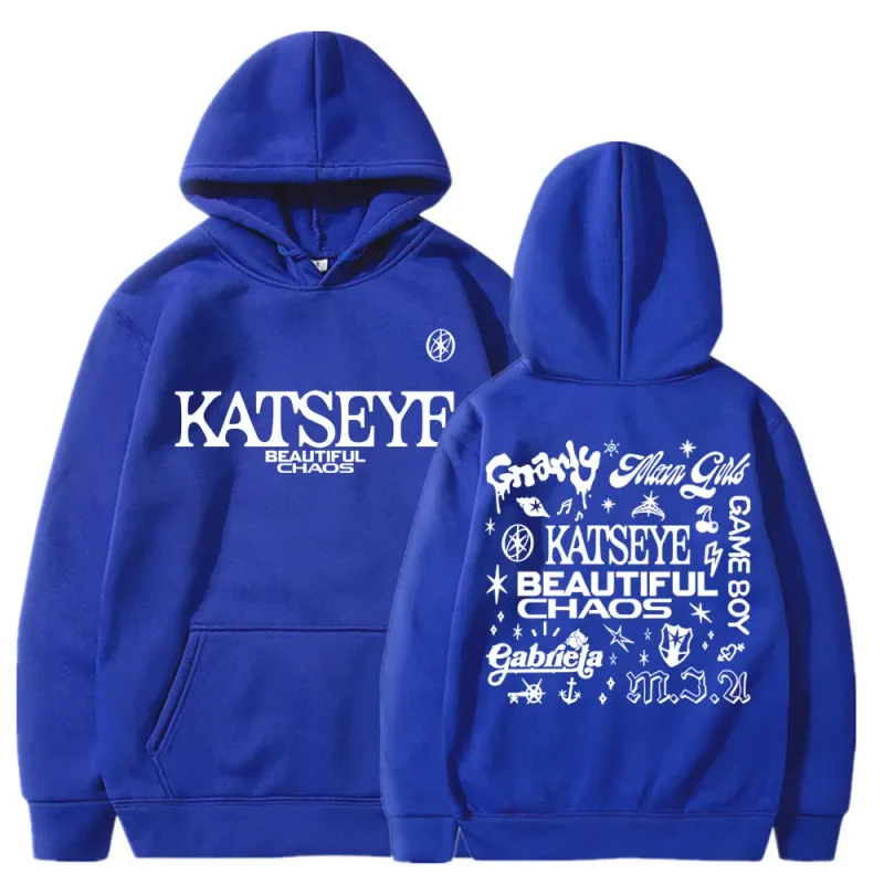Kpop Katseye Beautiful Chaos Album Tour Hoodies Fashion Retro Harajuku Men Women Sportwear Fleece Oversized Tracksuit Streetwear — image 20