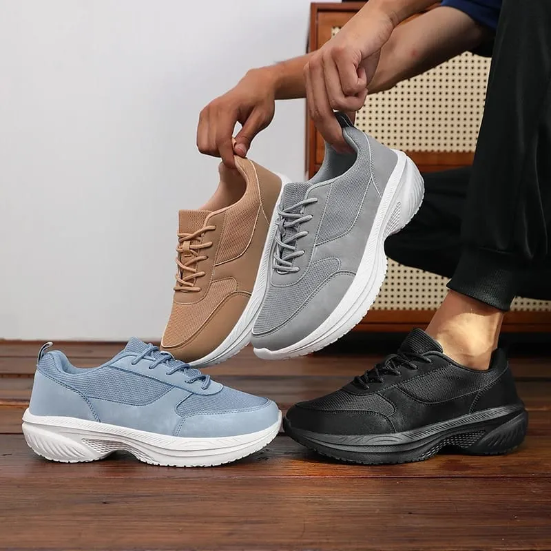 Wide Toe Shoes Unisex Breathable Mesh Platform Sneakers Fashion Comfortable Minimalis Shoes 2026 Outdoor Non-Slip Walking Shoes — image 3