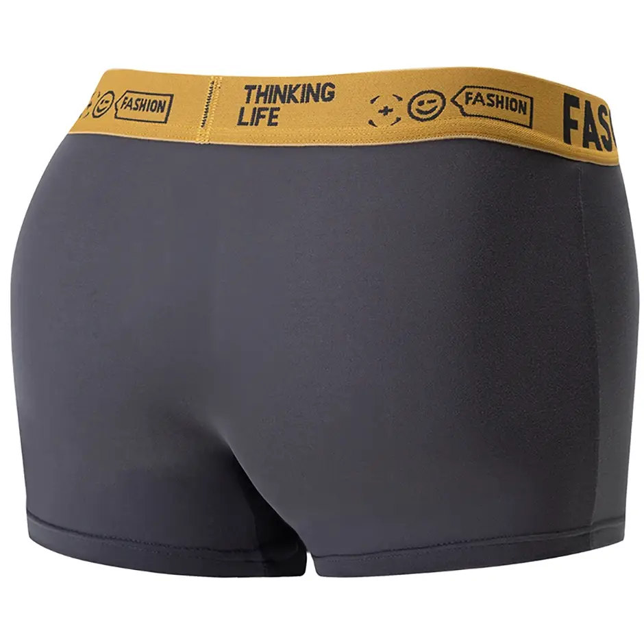 4 Parça Erkek Büyük Boy 1xl-7Xl Kare Şort Rahat Ve Rahat Obez Erkek Boxer Şort Spor ve Fitness Temel Şort — image 3