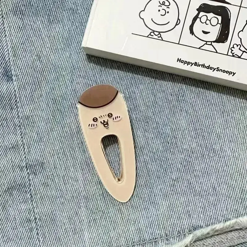 New jiyi jiyi Acrylic Hairpin Xiaoba Usachijiyi Flying Squirrel Chestnut Head Cute Cartoon Duckbill Clip Student Girl — image 11