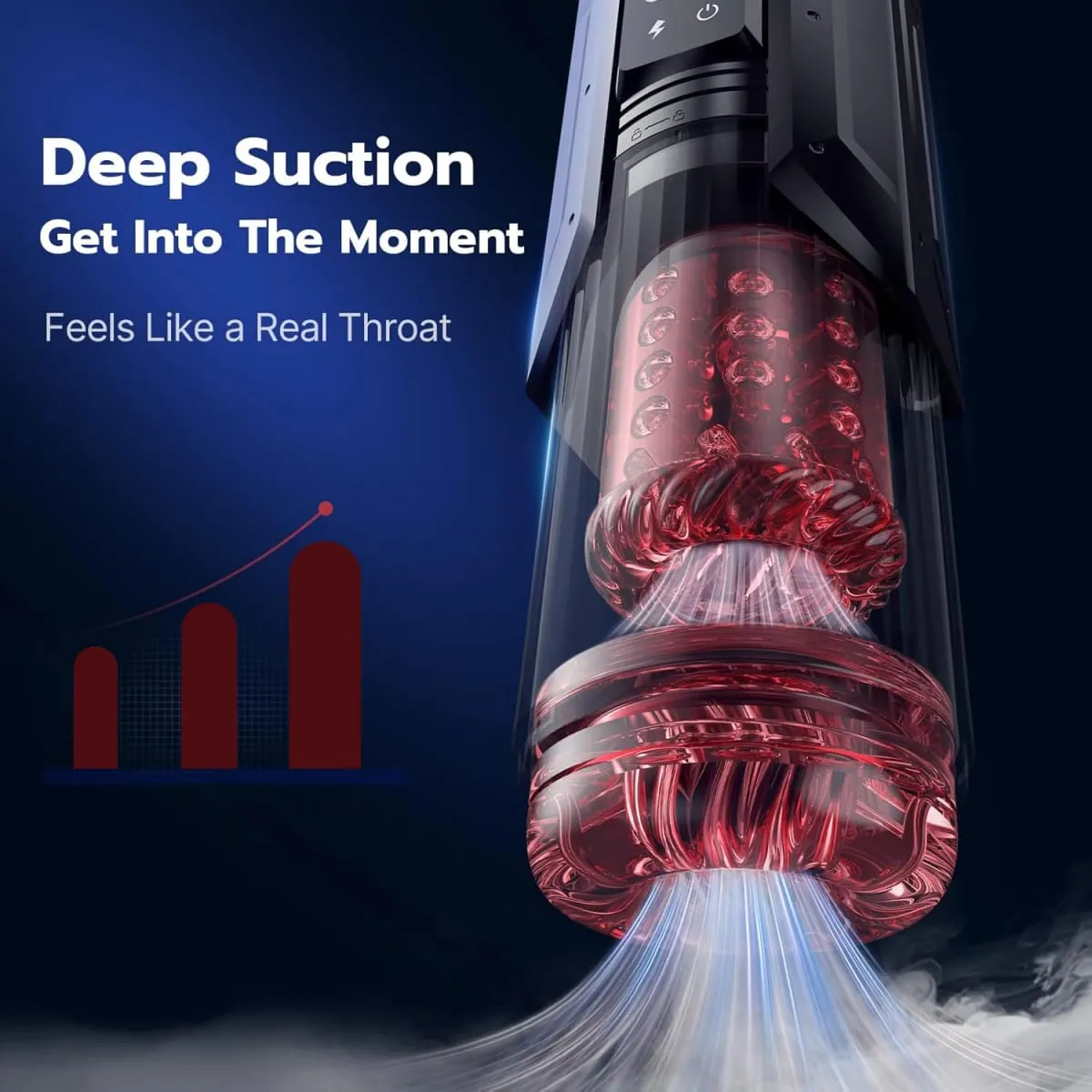 Automatic Male Masturbator 7 Thrusting Rotating Suction Modes Blowjob Sex Machine Vibrating Masturbation Stroker Dual Handles — image 4