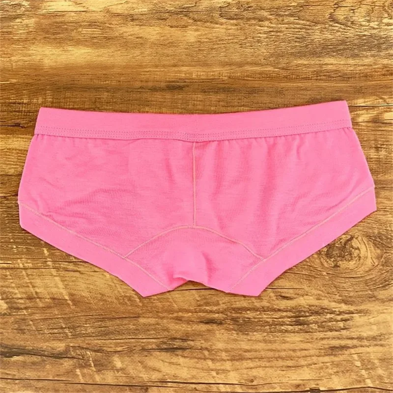 Men's Sexy Modal Pink Underwear Simple and Comfortable U Convex Pouch Briefs Low Waist Slim Fit Plus Size Male Underpants L-XXXL — image 2