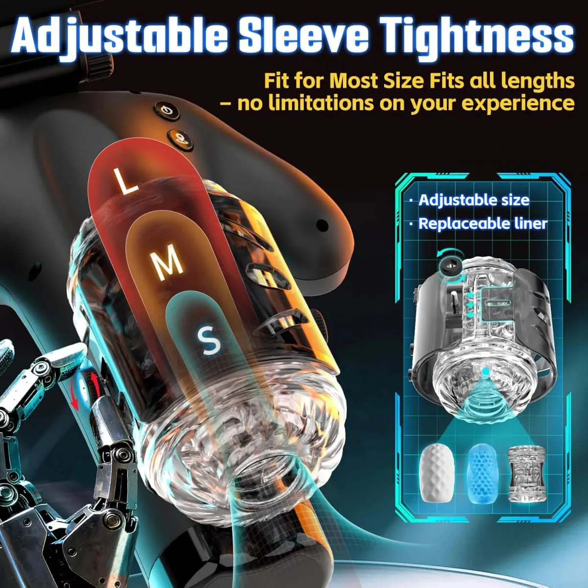 Automatic Thrusting Masturbator Blowjob Sex Machine Male Masturbation Stroker with Phone Holder Sex Toys For Men — image 4