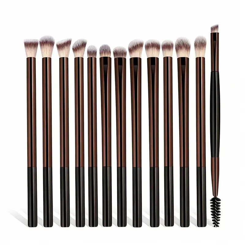 20Pcs Professional Makeup Brushes Set Soft Synthetic Hair Cosmetic Brush for Foundation Eyeshadow Eyebrow Eyeliner Blending Make
