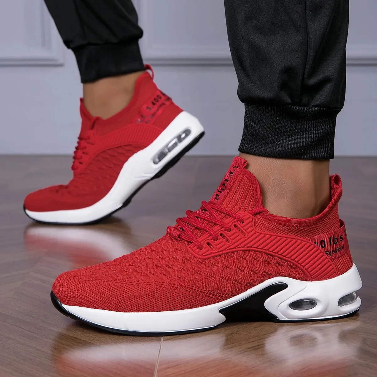 New Men's Sneakers Thick Sole Comfortable Casual Shoes Lightweight Breathable Fashion Running Shoes Luxury Male Tenis Masculino
