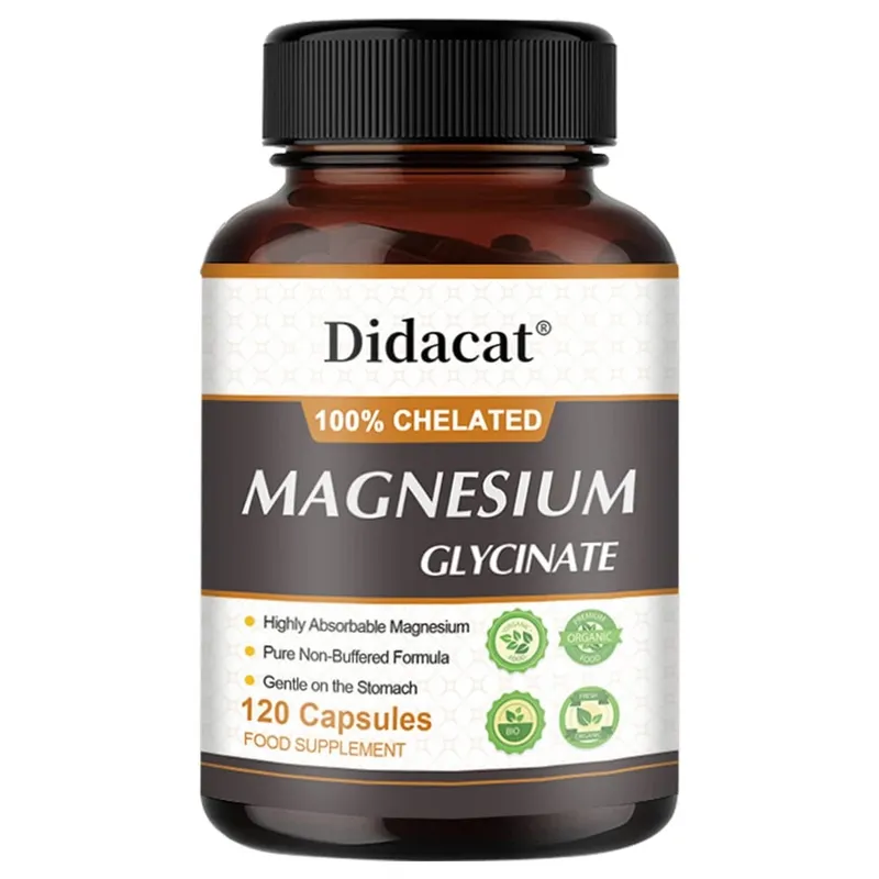 Magnesium Glycine 500mg - Supports Muscle Function Improves Sleep Quality Supports Cardiovascular and Metabolic Health — image 9