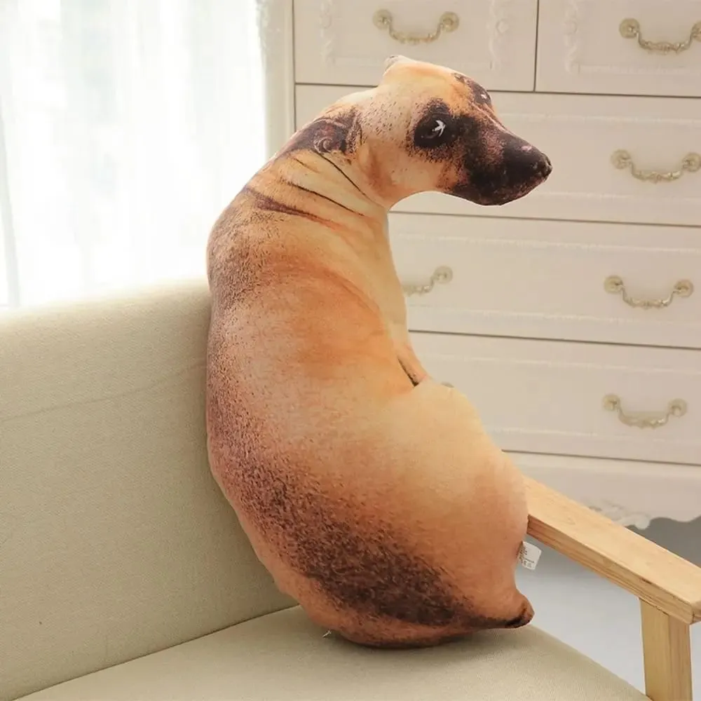 3D Lifelike Animal Throw Pillow Soft Creative Dog Pillow Cushion Office — image 3