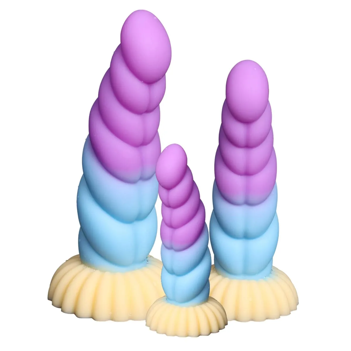 Fantasy Anal Plug Dildos Prostate Clit G-Point Stimualor Vagina Massage Butt Plug Soft Silicone Adult Sex Toys for Women and Men — image 1