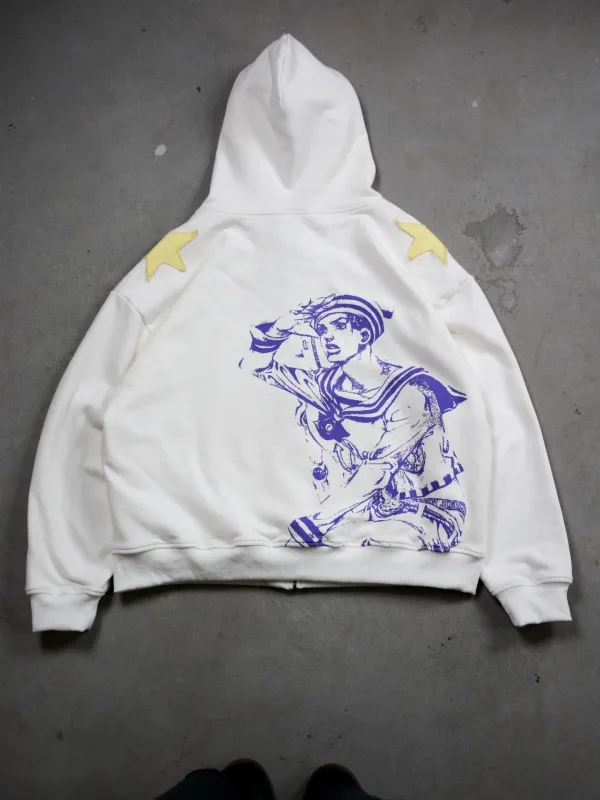 Y2k Jojo Bizarre Adventure Anime Hoodie Harajuku Oversized Sticky Fingers Hoodies Women Men Streetwear Couple Hip Hop Sweatshirt — image 20
