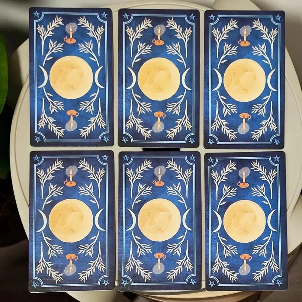 Seasons of The Witch: Winter Tarot Deck 12*7cm A Journey Through Yule and Imbolc 78 Cards Printed on Double-embossed Cardstock — image 3