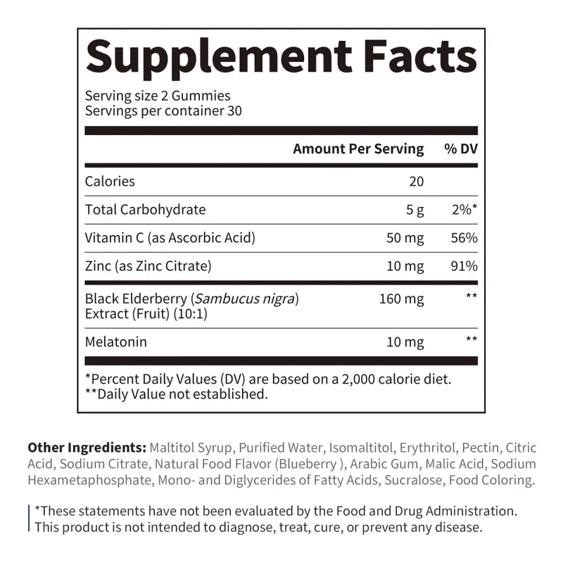 B BEWORTHS Việt Quất Melatonin 10mg Gummies Ngủ Sáng Tạo Thuốc Ngủ Melatonin cho Giấc Ngủ Thư Giãn Cho Người Lớn