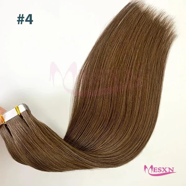High Quality Tape in Extensions 100% Human Hair Invisible SKin Weft 613 color Adhesive Real Natural Hair For Women