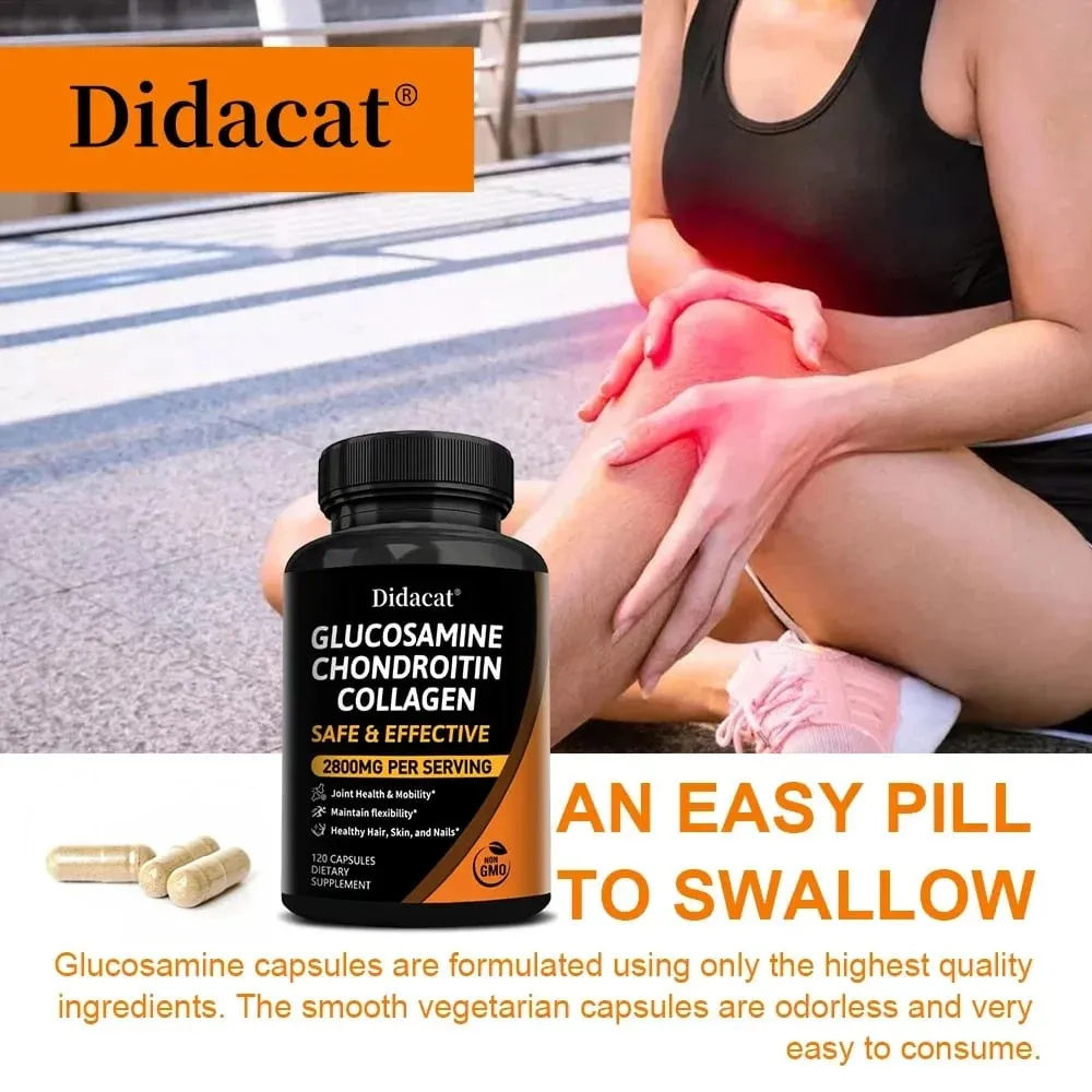 Chondroitin Glucosamine Collagen Capsules for Knee Joint Health Bone Quickly Nutrition Supplement — image 6